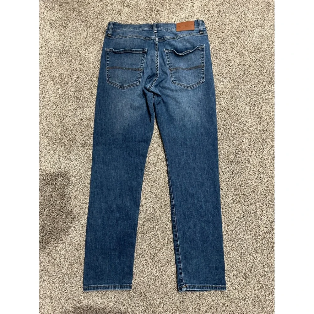 Lucky Brand 412 Athletic Slim Jeans Mens 32 x 32 Medium Wash Blue Denim Stretch